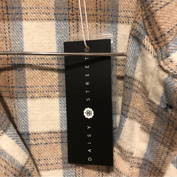 Daisy Street Plaid Shirt - Picture 4 of 6